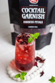 Dried Hibiscus Petals - 12+ Month Shelf Life | Zero Waste Cocktail Garnish
